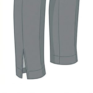 Bas de pantalons avec fente
