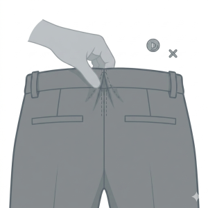 Mise à la taille jeans