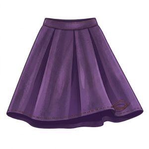 Ourlet jupe ( cuir/daim )